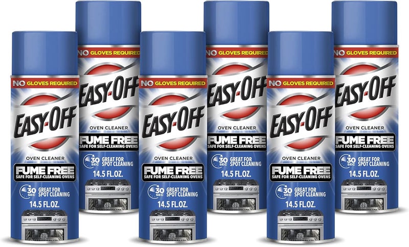 Easy Off Fume Free Oven & Stove Cleaner, Lemon, 14.5 Ounce, Pack of 6 - Image 1